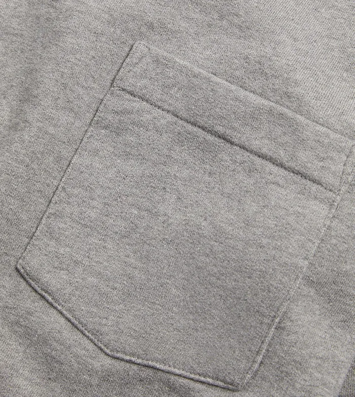 Drake039s Grey Cotton LongSleeve Hiking Sweatshirt Men Polos and Sweatshirts
