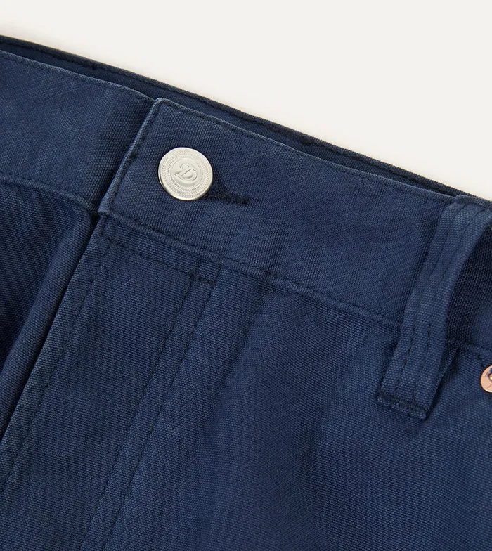 Drake039s Navy Lightweight Cotton Canvas FivePocket Jeans Men Trousers Drake039s Navy Lightweight Cotton Canvas FivePocket Jeans Men Trousers