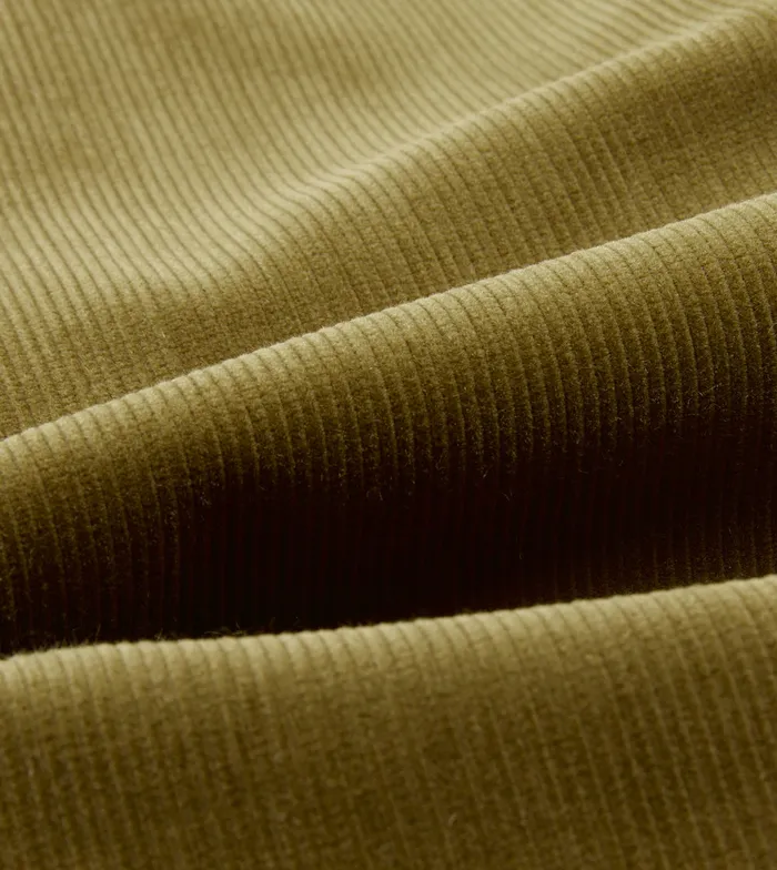 Drake039s Olive MidWale Corduroy Flat Front Trouser Men Trousers