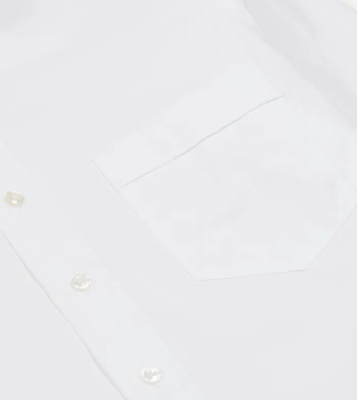 Drake039s White Pinpoint Oxford Cotton Cloth ButtonDown Shirt Men Formal Shirts