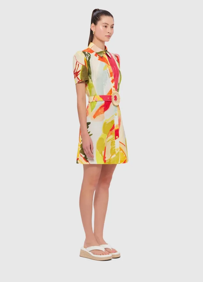 Dresses and Jumpsuits Women LEO LIN Bronte Mini Dress 8211 Rainforest Print