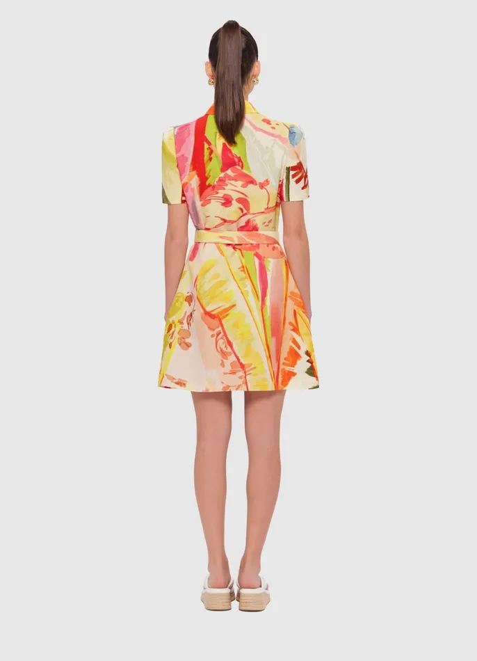 Dresses and Jumpsuits Women LEO LIN Bronte Mini Dress 8211 Rainforest Print