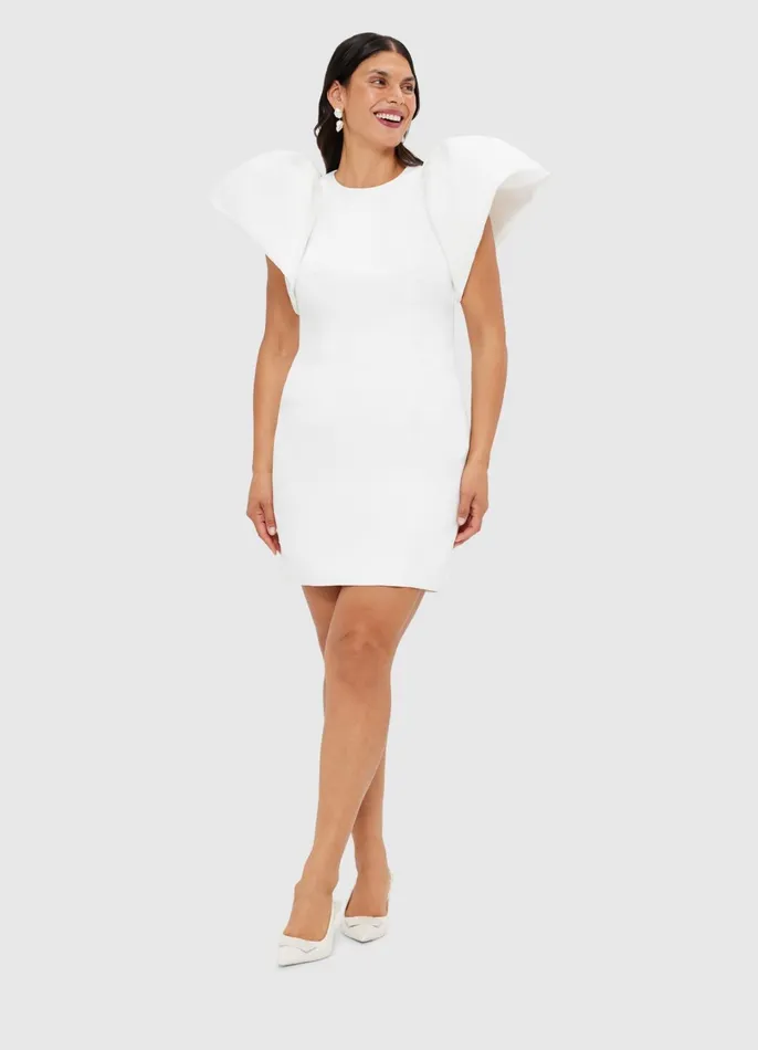Dresses and Jumpsuits Women LEO LIN Dayna Mini Dress 8211 Snow