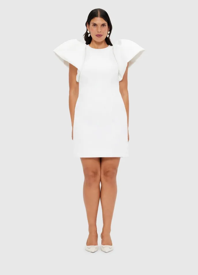 Dresses and Jumpsuits Women LEO LIN Dayna Mini Dress 8211 Snow