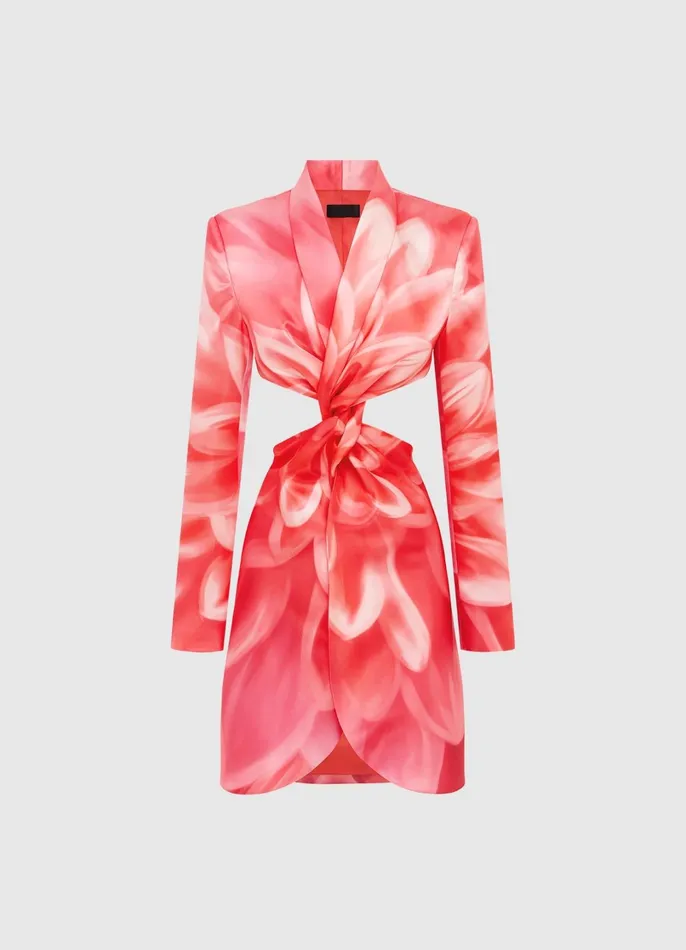 Dresses and Jumpsuits Women LEO LIN Eliza Cut Out Mini Dress 8211 Prism Print