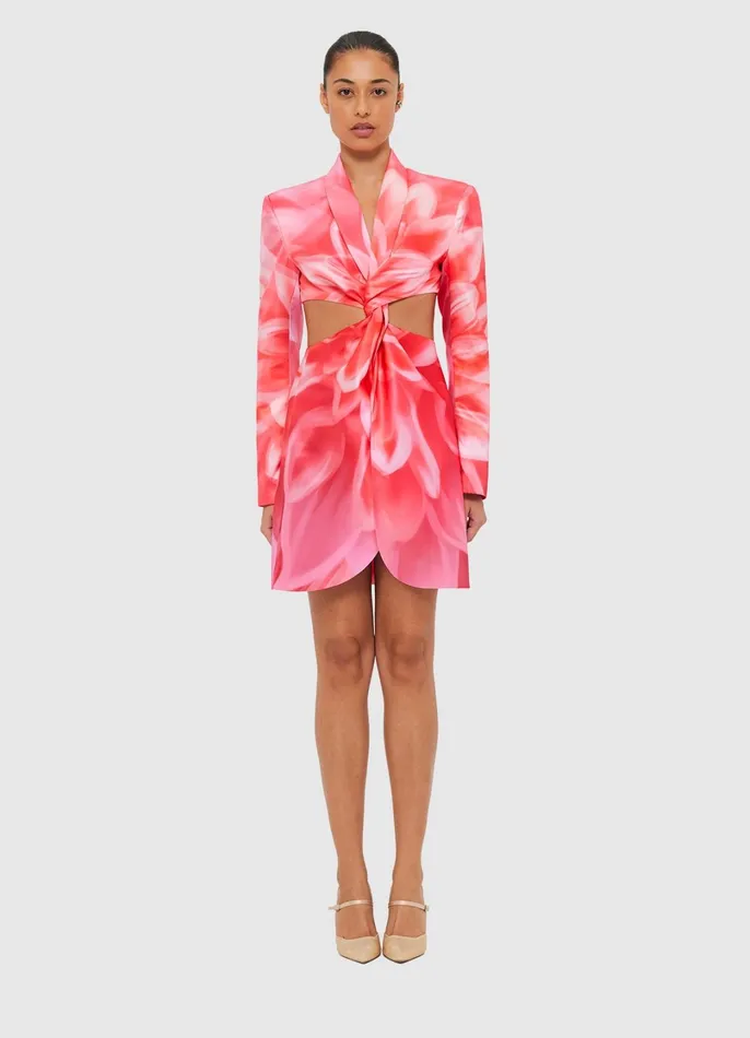 Dresses and Jumpsuits Women LEO LIN Eliza Cut Out Mini Dress 8211 Prism Print