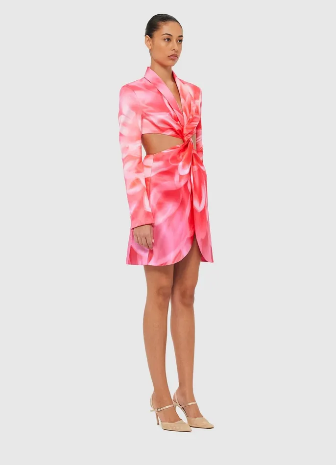 Dresses and Jumpsuits Women LEO LIN Eliza Cut Out Mini Dress 8211 Prism Print