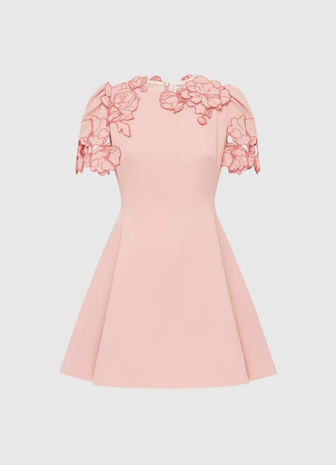 Dresses and Jumpsuits Women LEO LIN Elyse Appliqu Short Sleeve Mini Dress 8211 Light Rose Dresses and Jumpsuits Women LEO LIN Elyse Appliqu Short Sleeve Mini Dress 8211 Light Rose