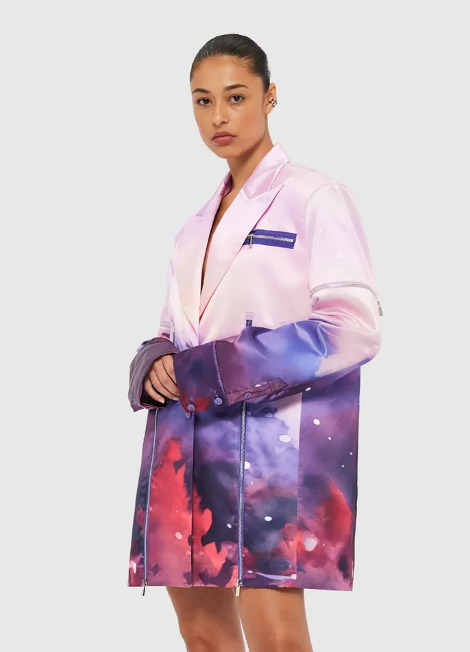 Dresses and Jumpsuits Women LEO LIN Hayden Blazer Dress 8211 Fairground Print