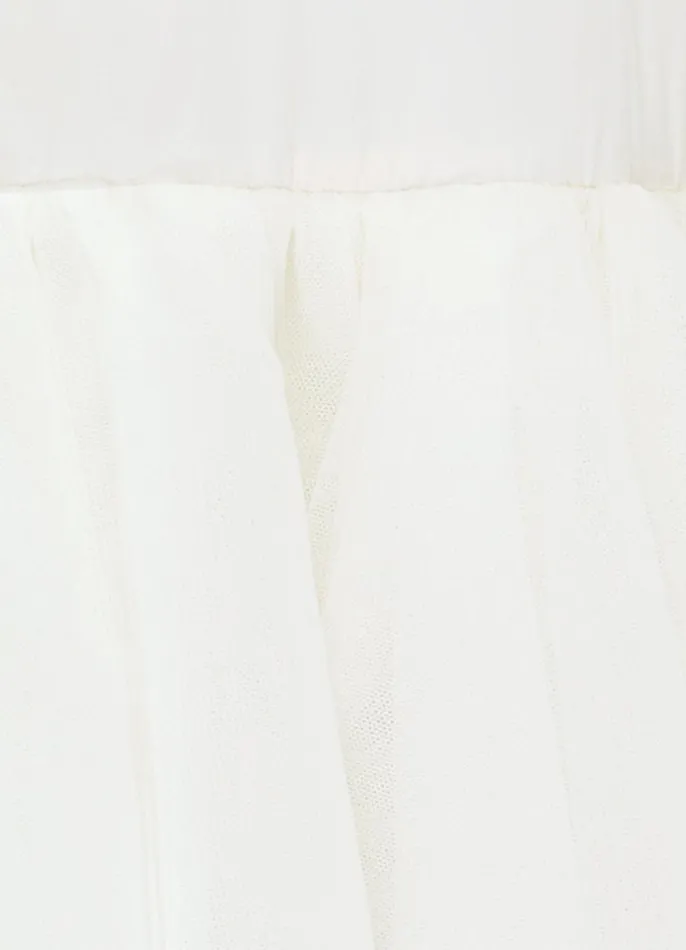 Dresses and Jumpsuits Women LEO LIN Ivy Tiered Mini Dress 8211 Vanilla