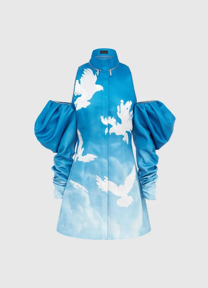 Dresses and Jumpsuits Women LEO LIN Libby Mini Dress 8211 Aerial Print