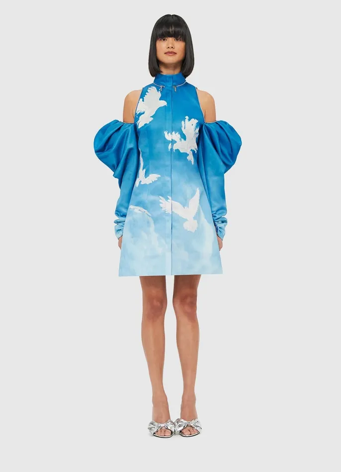 Dresses and Jumpsuits Women LEO LIN Libby Mini Dress 8211 Aerial Print
