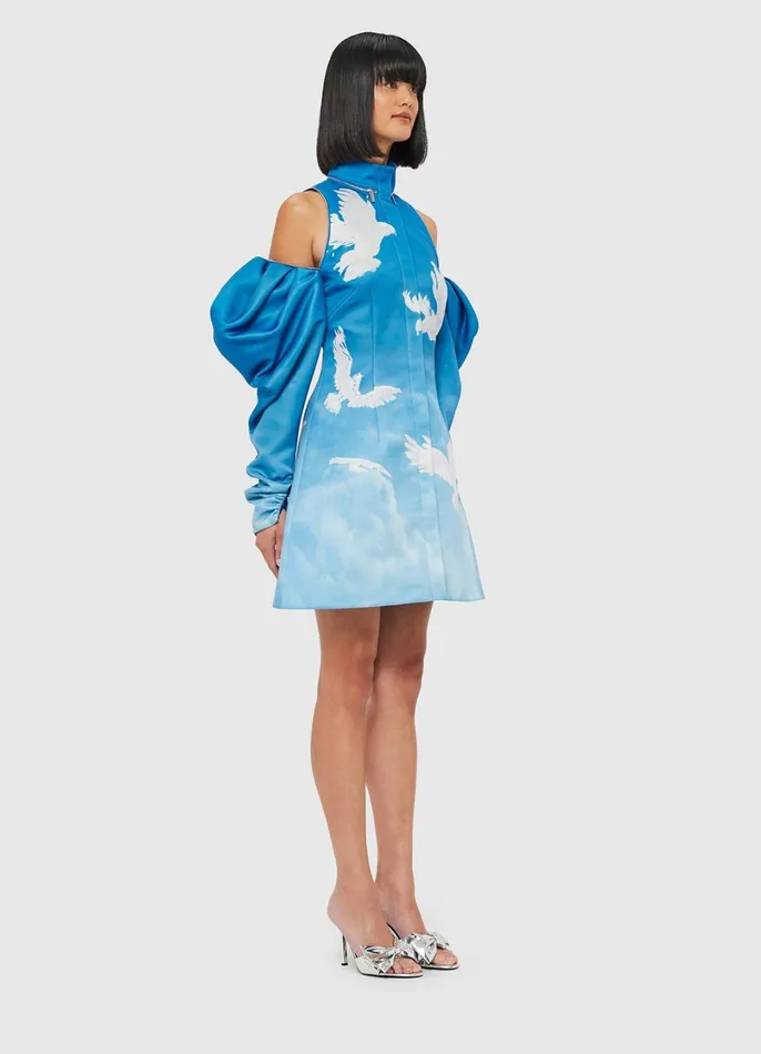 Dresses and Jumpsuits Women LEO LIN Libby Mini Dress 8211 Aerial Print
