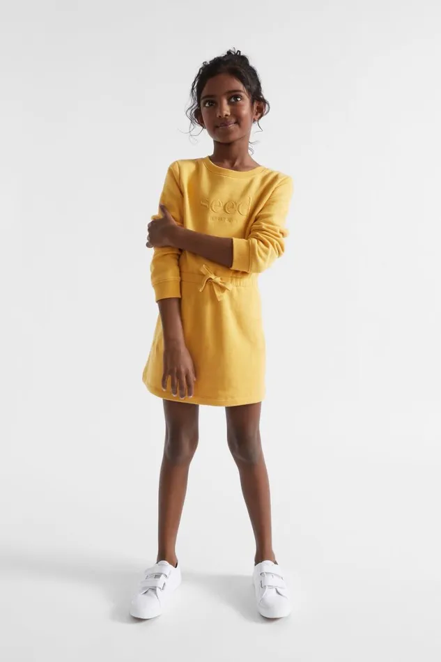 Dresses Girl Seed Heritage Core Logo Dress Honeycomb