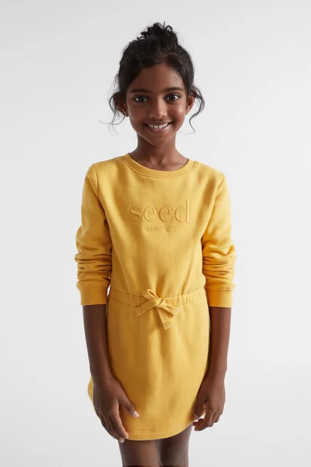 Dresses Girl Seed Heritage Core Logo Dress Honeycomb