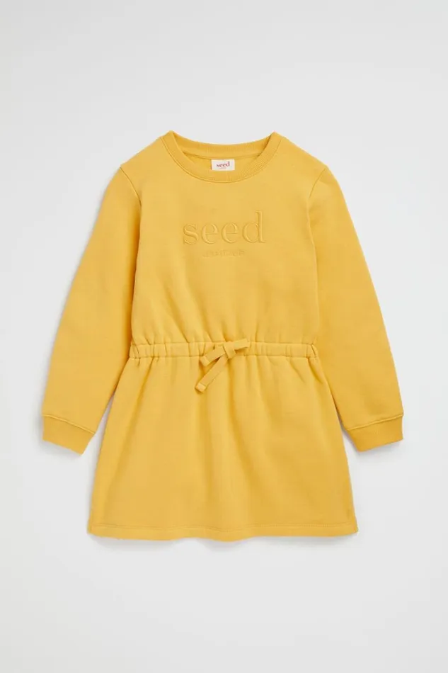 Dresses Girl Seed Heritage Core Logo Dress Honeycomb