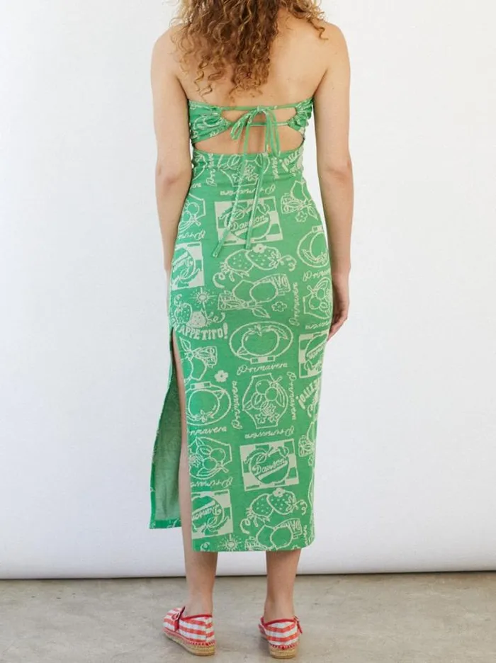 Dresses Shop Lisa Says Gah Fruit Label Jacquard Dress
