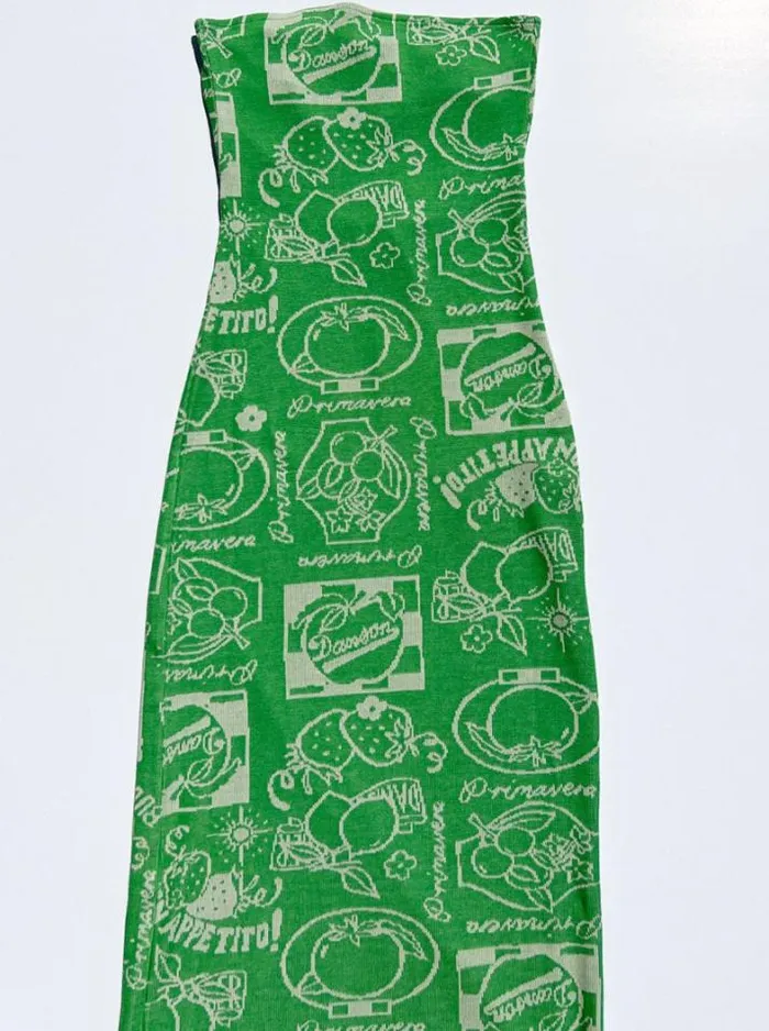 Dresses Shop Lisa Says Gah Fruit Label Jacquard Dress