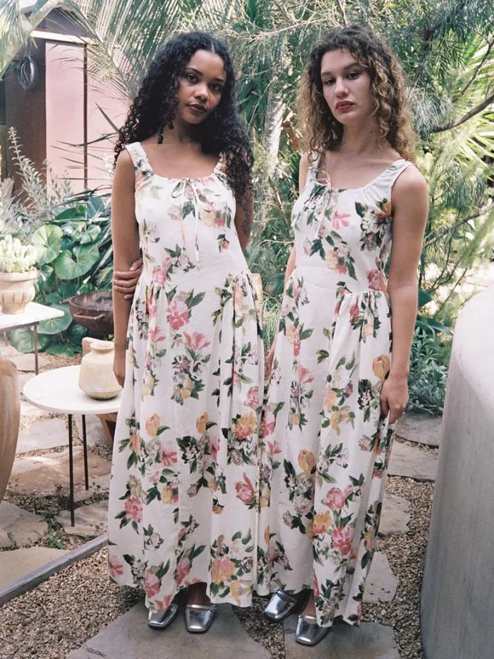 Dresses Shop Lisa Says Gah Shisa Linen Maxi Dress