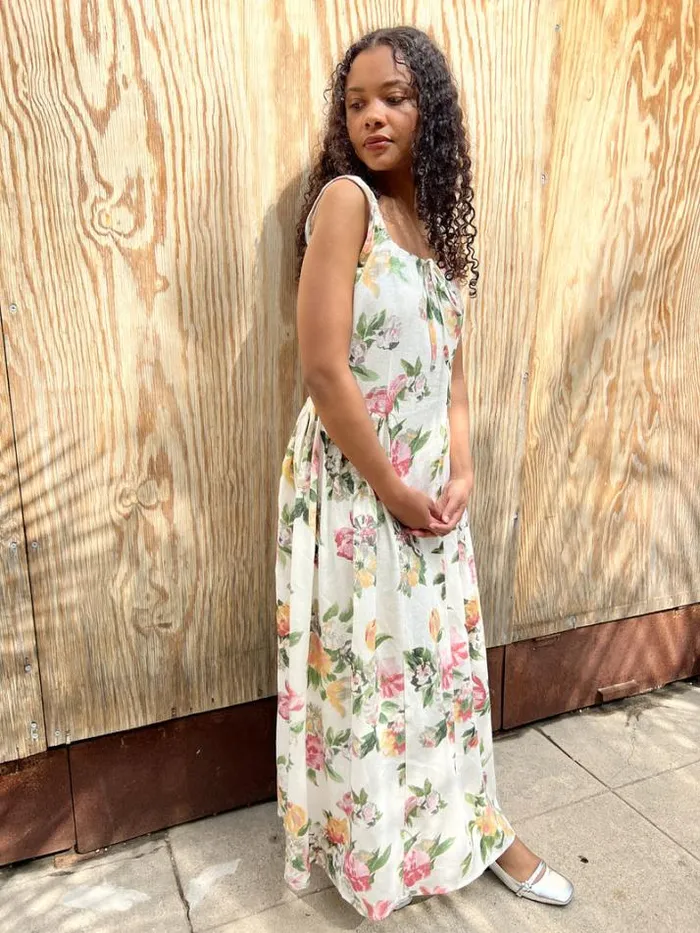 Dresses Shop Lisa Says Gah Shisa Linen Maxi Dress