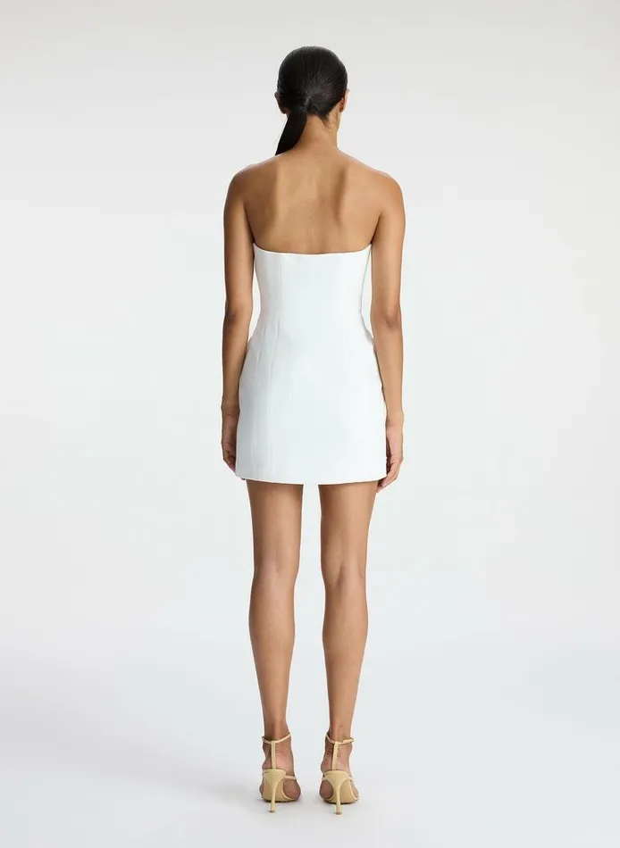 Dresses Women ALC Elsie Strapless Mini Dress White Dresses Women ALC Elsie Strapless Mini Dress White