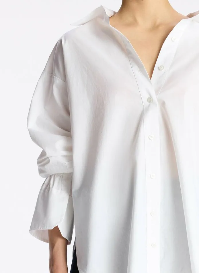 Dresses Women ALC Monica Cotton Top White Dresses Women ALC Monica Cotton Top White