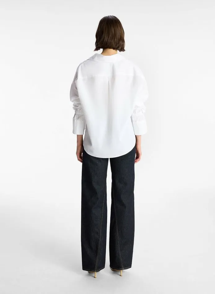 Dresses Women ALC Monica Cotton Top White Dresses Women ALC Monica Cotton Top White