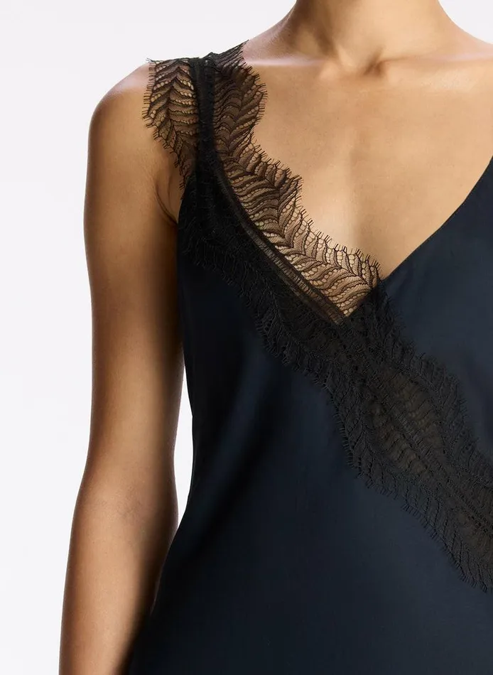 Dresses Women ALC Soleil Lace Midi Dress Dark Sapphireblack Dresses Women ALC Soleil Lace Midi Dress Dark Sapphireblack