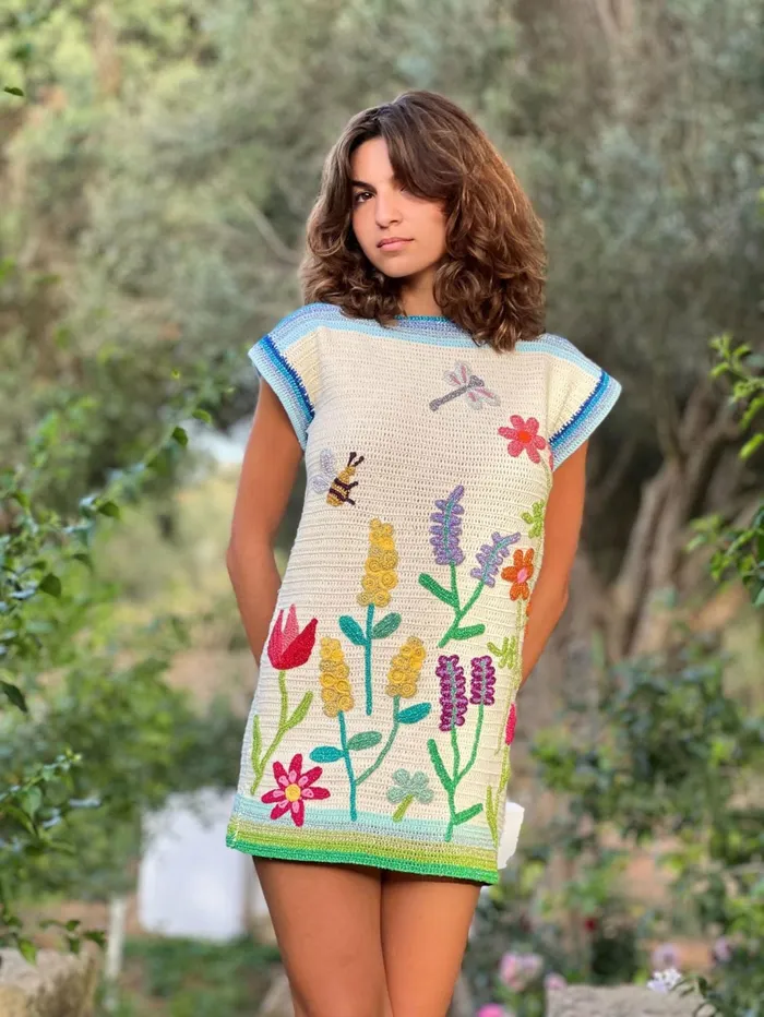 Dresses Women Rose Carmine DRESS NO SLEEVES GARDEN PARTY