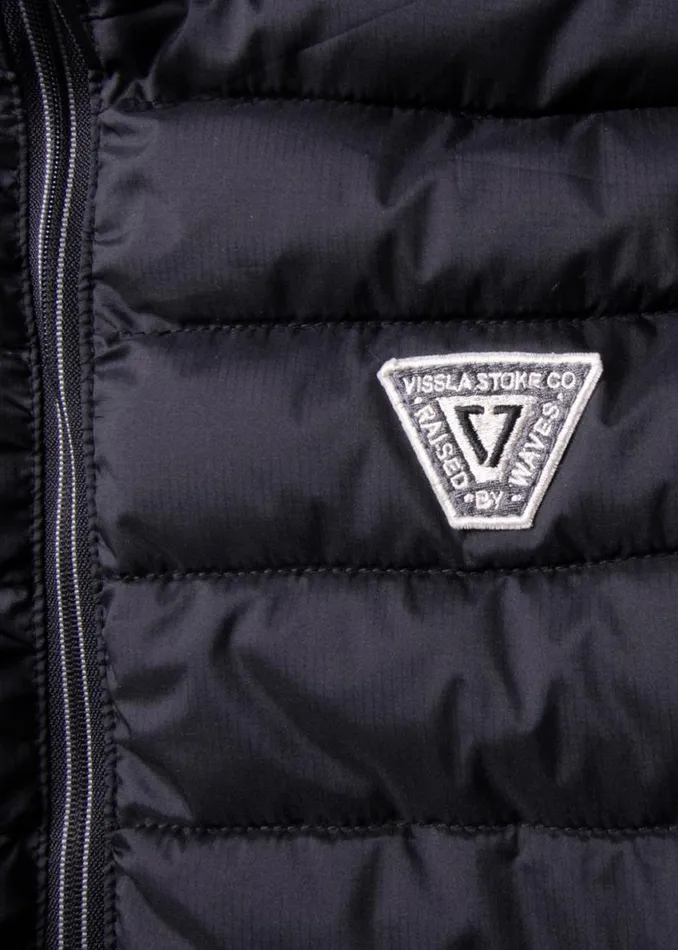Easy Seas Eco Puff Jacket Black Men Vissla Jackets