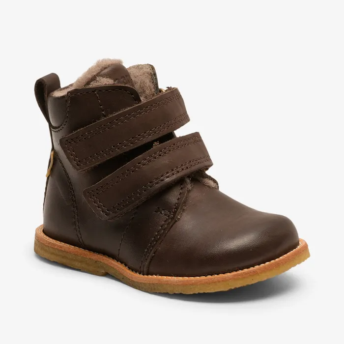 edis tex dark brown Brown Boots bisgaardshoes KIDS