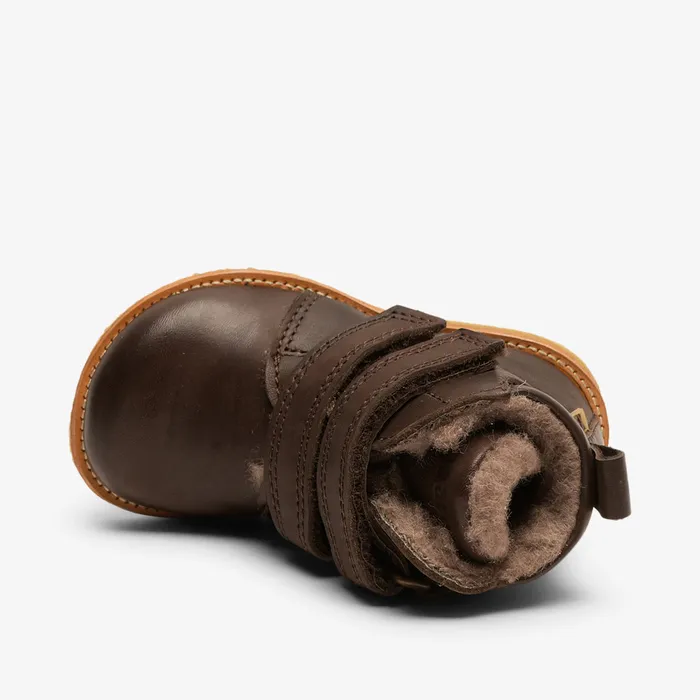 edis tex dark brown Brown Boots bisgaardshoes KIDS