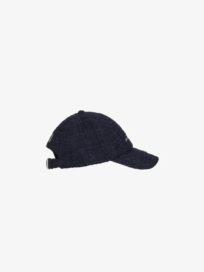 Embroidered Cap In Tweed Dark Blue Women Givenchy Beanies and Caps