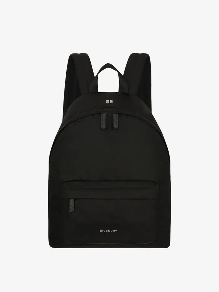 Essential U Backpack In Nylon Black Men Givenchy Backpacks