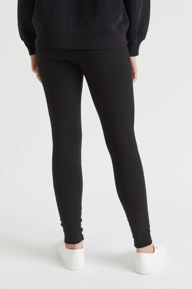 Essentials Teen Girl Seed Heritage Core Yogi Legging Black