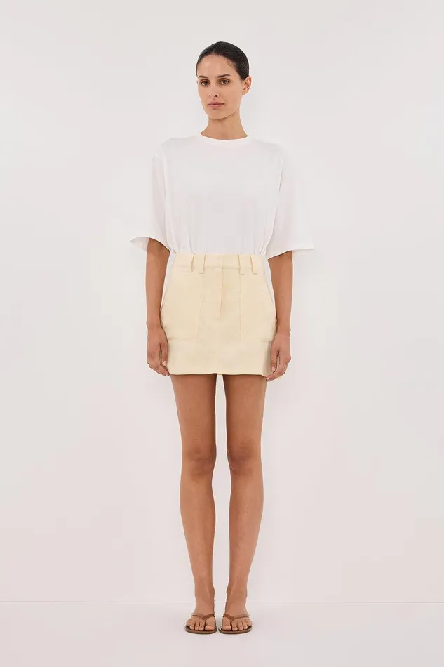 EVA LEMON LINEN SKORT Women DISSH Mini