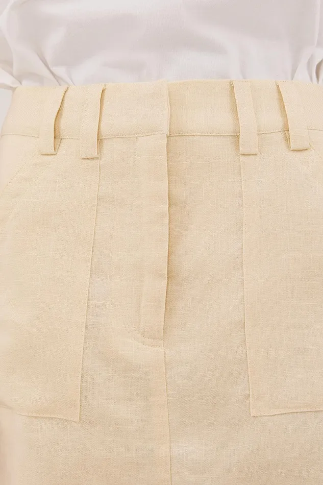 EVA LEMON LINEN SKORT Women DISSH Mini