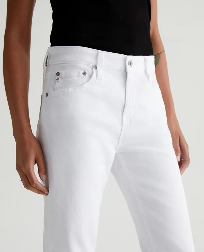 ExBoyfriend Slim 1 Year Classic White Women AG Jeans Denim ExBoyfriend Slim 1 Year Classic White Women AG Jeans Denim