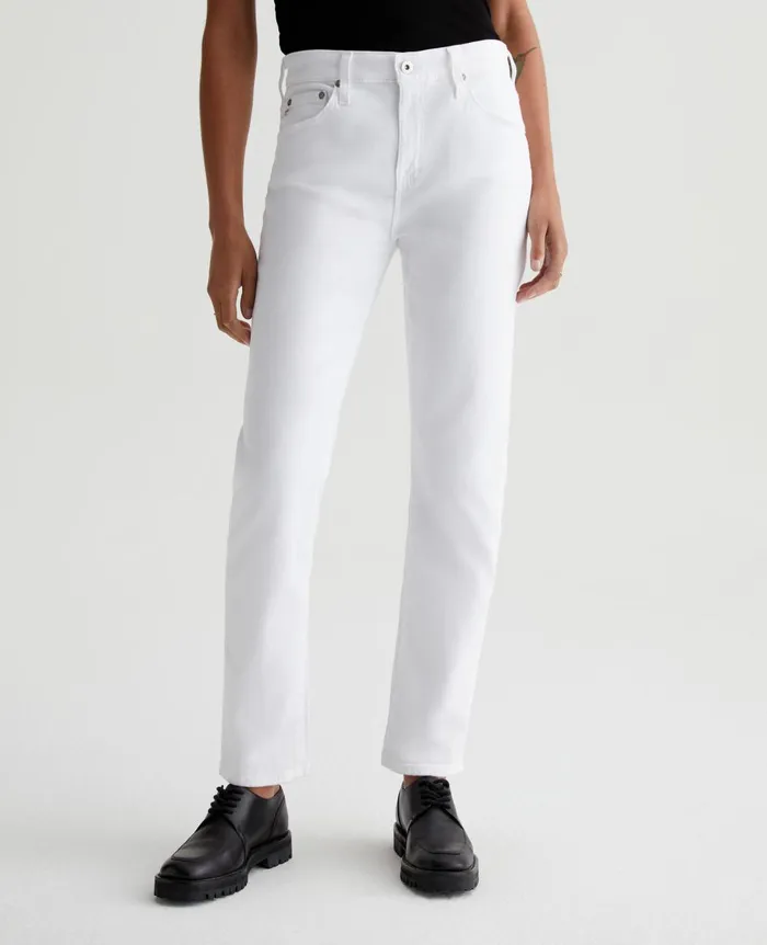 ExBoyfriend Slim 1 Year Classic White Women AG Jeans Denim ExBoyfriend Slim 1 Year Classic White Women AG Jeans Denim
