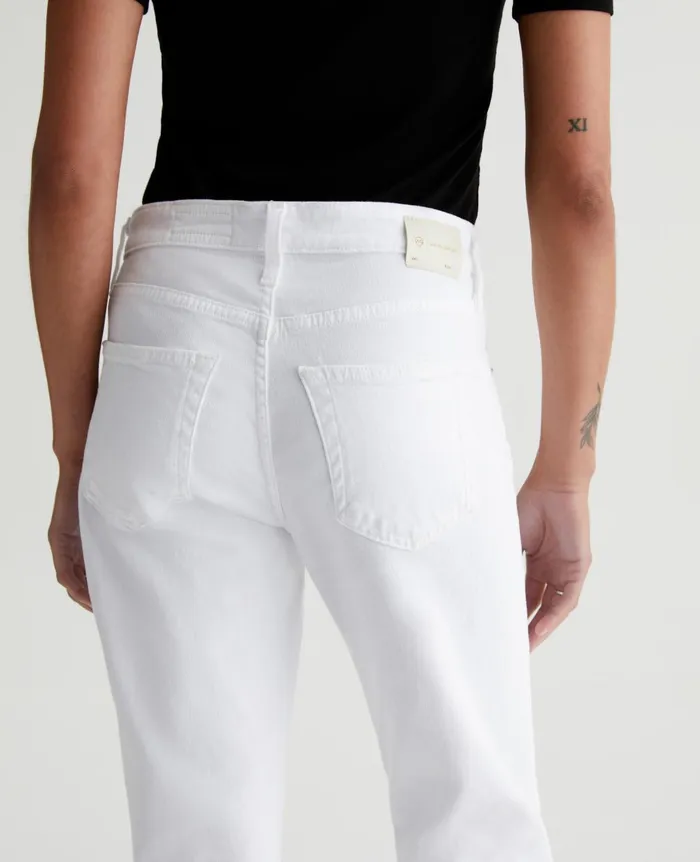 ExBoyfriend Slim 1 Year Classic White Women AG Jeans Denim ExBoyfriend Slim 1 Year Classic White Women AG Jeans Denim