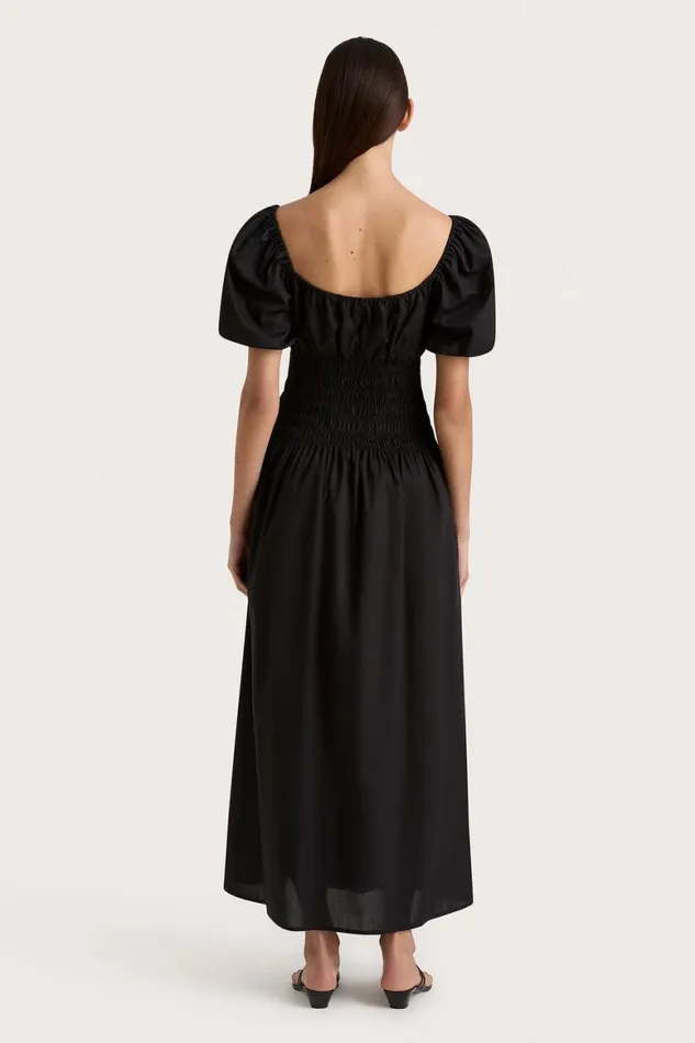 Faithfull The Brand Dresses Beatrice Midi Dress Black 8211 Women Faithfull The Brand Dresses Beatrice Midi Dress Black 8211 Women