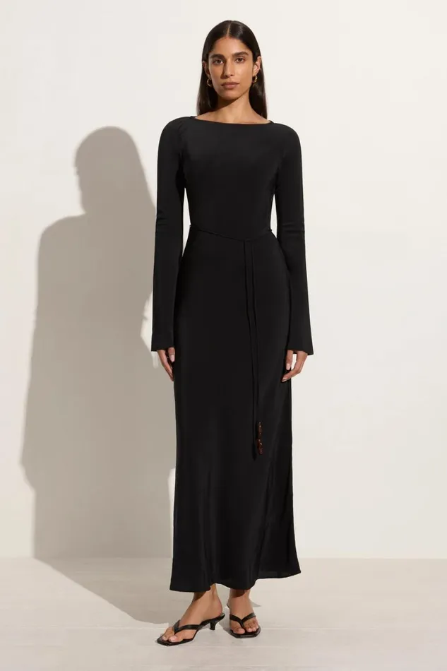 Faithfull The Brand Dresses Bellini Maxi Dress Black 8211 Final Sale 8211 Women