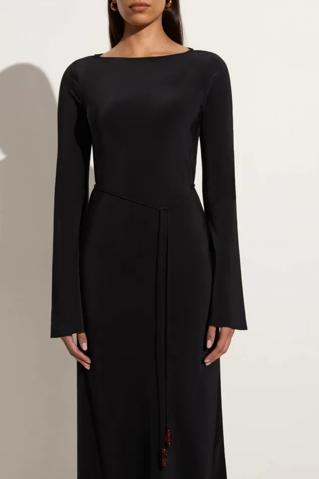 Faithfull The Brand Dresses Bellini Maxi Dress Black 8211 Final Sale 8211 Women Faithfull The Brand Dresses Bellini Maxi Dress Black 8211 Final Sale 8211 Women
