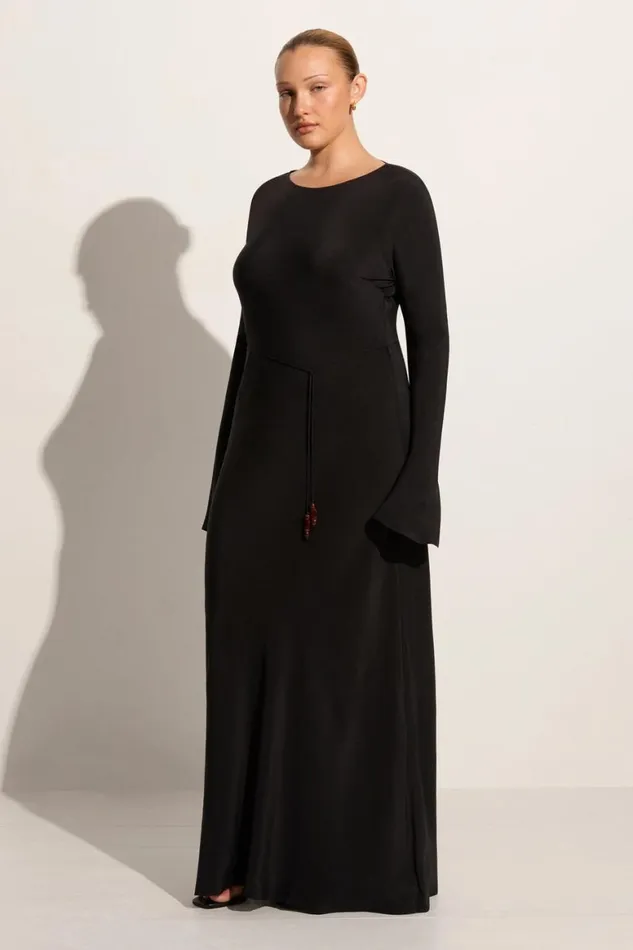Faithfull The Brand Dresses Bellini Maxi Dress Black 8211 Final Sale 8211 Women Faithfull The Brand Dresses Bellini Maxi Dress Black 8211 Final Sale 8211 Women