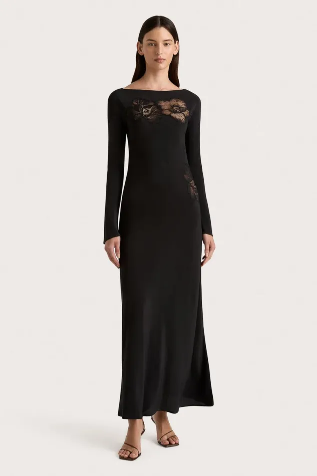 Faithfull The Brand Dresses Biarritz Maxi Dress Black 8211 Women