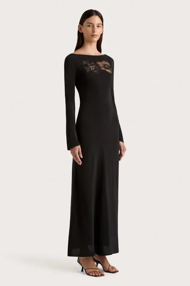 Faithfull The Brand Dresses Biarritz Maxi Dress Black 8211 Women Faithfull The Brand Dresses Biarritz Maxi Dress Black 8211 Women
