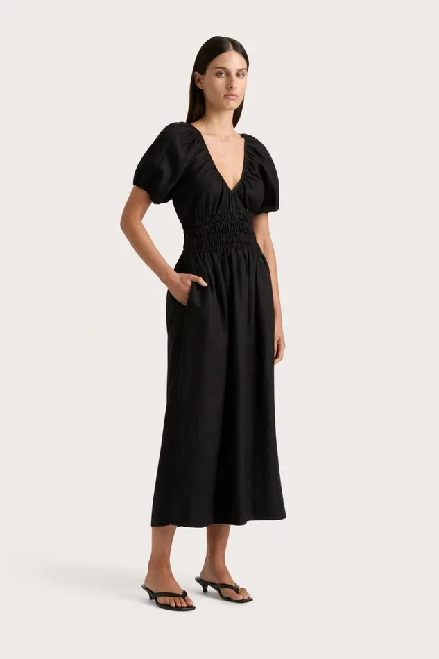 Faithfull The Brand Dresses Geriba Maxi Dress Black 8211 Women Faithfull The Brand Dresses Geriba Maxi Dress Black 8211 Women