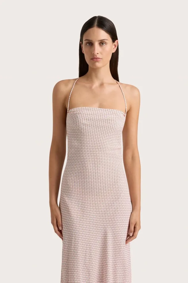 Faithfull The Brand Dresses Lusia Midi Dress Oliander Blush 8211 Women Faithfull The Brand Dresses Lusia Midi Dress Oliander Blush 8211 Women