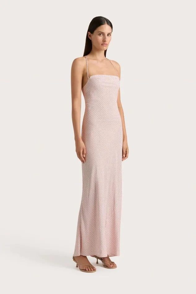 Faithfull The Brand Dresses Lusia Midi Dress Oliander Blush 8211 Women Faithfull The Brand Dresses Lusia Midi Dress Oliander Blush 8211 Women
