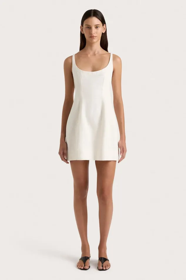 Faithfull The Brand Dresses Sanne Mini Dress White 8211 Women